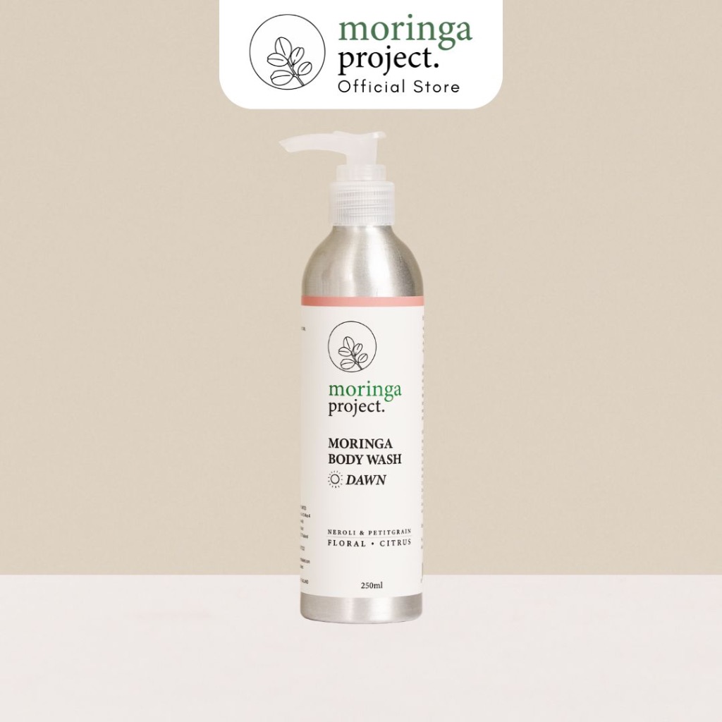 Moringa Project Body Wash เจลอาบน้ำมะรุม Dawn 250ml ผิวเนียนนุ่ม ชุ่ม ...