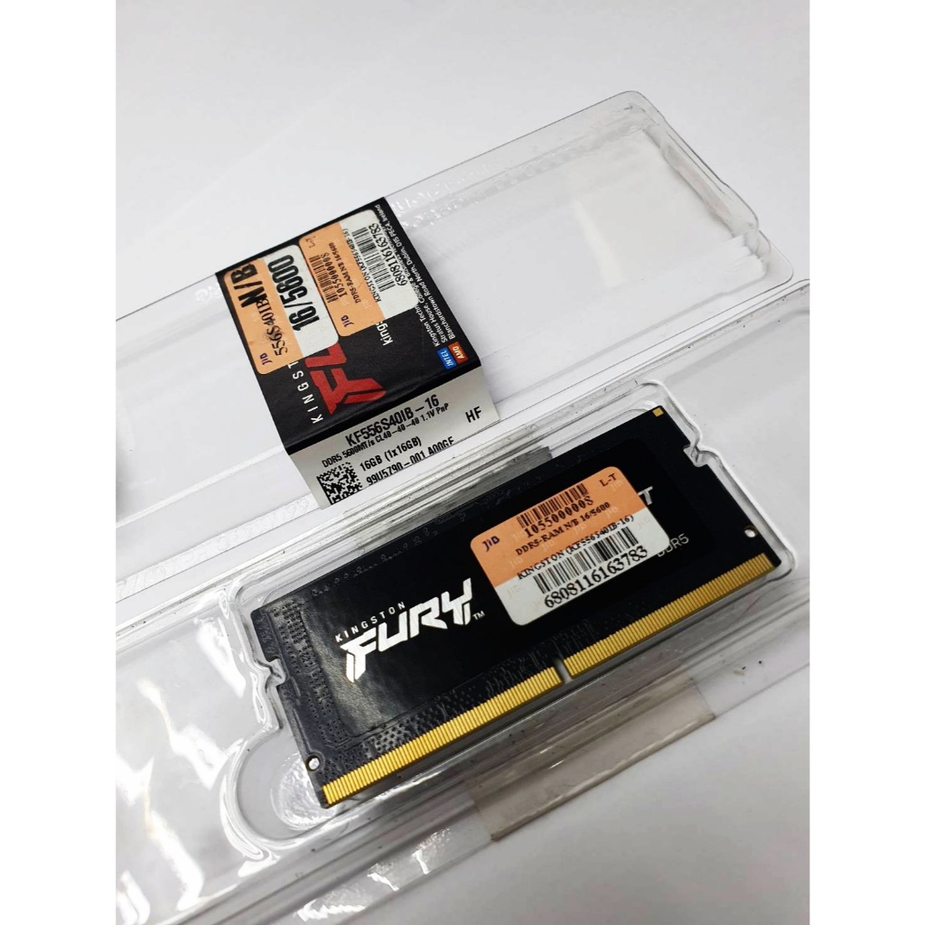 RAM DDR5 Notebook Bus 5600MHZ 16GB SO-DIMM แรม หน่วยความจำโน้ตบุ๊ค สภาพ ...