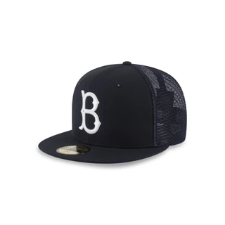 หมวกแก๊ป New Era รุ่น Boston Red Sox 59Fifty Trucker Pack Black 59Fifty Cap