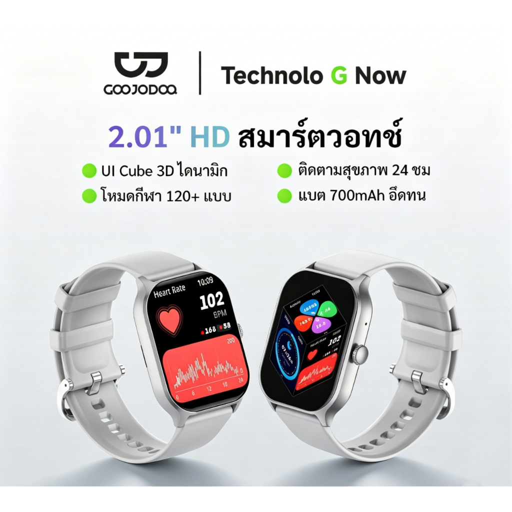 GOOJODOQ Fb058 059 สมาร์ทวอทช์ Ip68 กันน้ำ Bluetooth Gps Smartwatch เครื่องวัดสุขภาพ การจัดการฟิตเนส