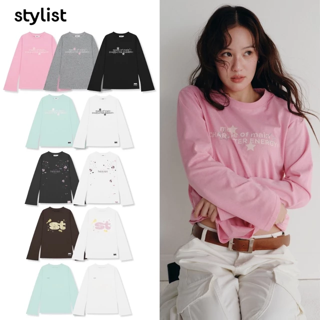 (PREเฉพาะบางสี) STYLIST - LongSleeve Tee-Tess-010 เสื้อแขนยาว