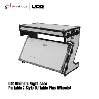 UDG Ultimate Flight Case Portable Z-Style DJ Table White Plus U91072WH