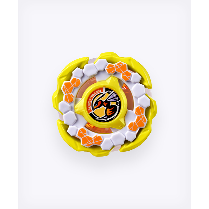 BEYBLADE X CX-00 Booster Hornet Fort R7-60T Metal Coat: Yellow