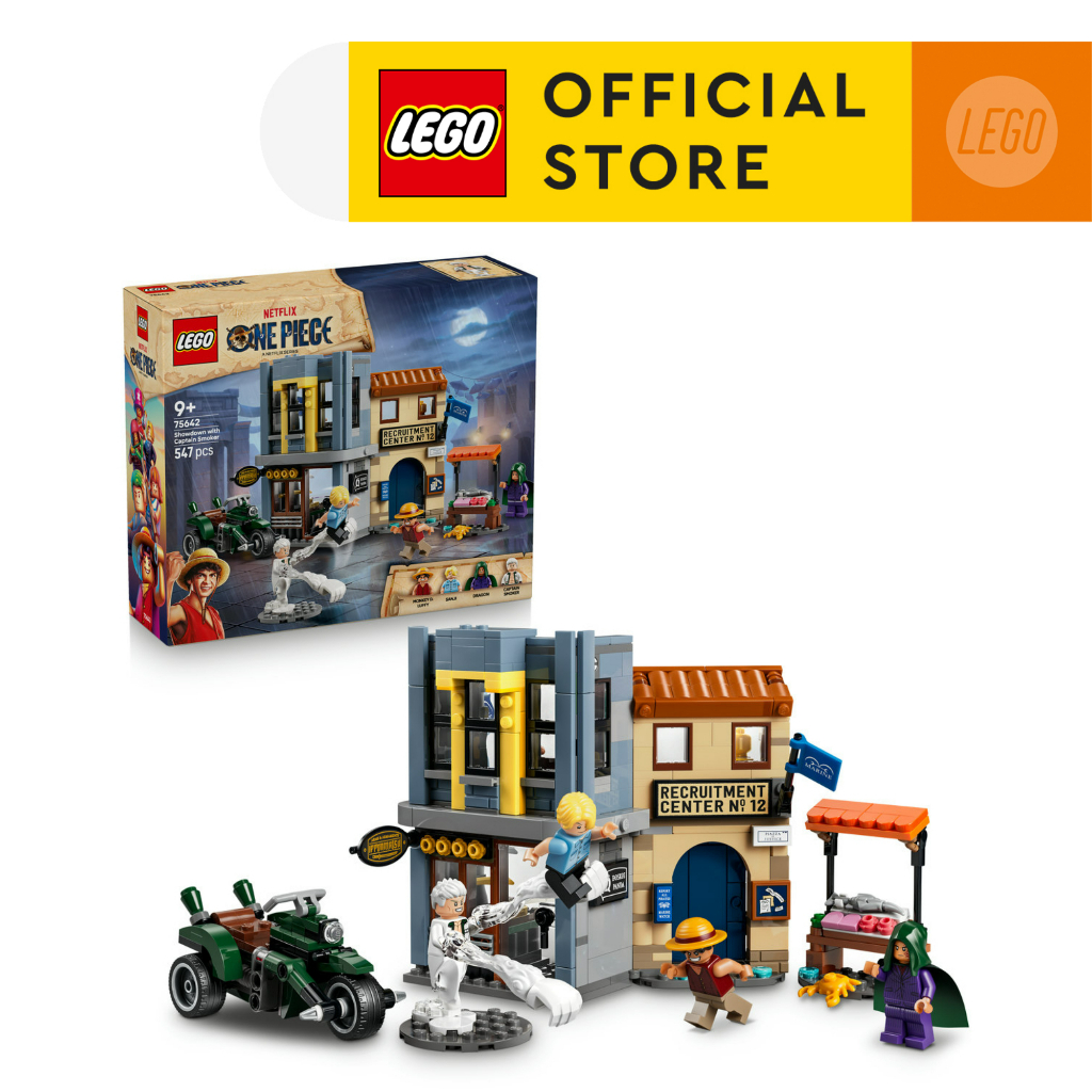 LEGO ONE PIECE 75642 Showdown with Captain Smoker (547 Pieces), Building Blocks, Kids Toy
