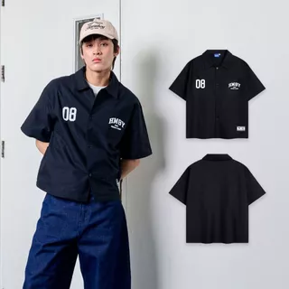 HOMEBOY เชิ้ตBOXY  HB.SIGNATURE.CROPPED.SHIRT   คอตตอน ใส่ได้ทุกวัน
