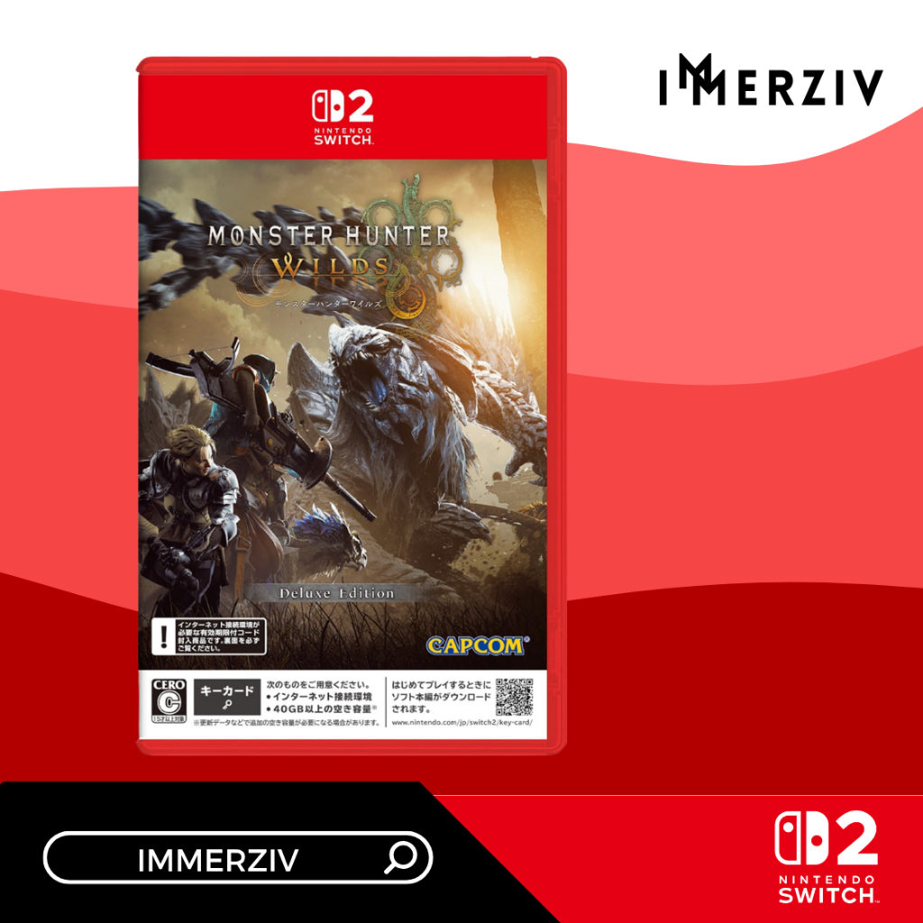 (PRE-ORDER 04 DEC 2026) SWITCH-2 MONSTER HUNTER WILDS (DELUXE EDITION ...