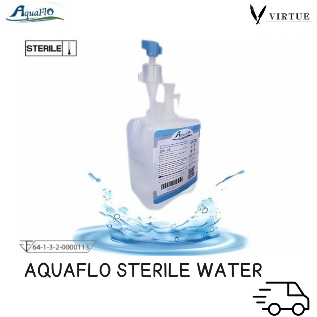 Prefilled Humidifier 350 ml. AquaFlo Sterile Water for Inhalation ขวด ...