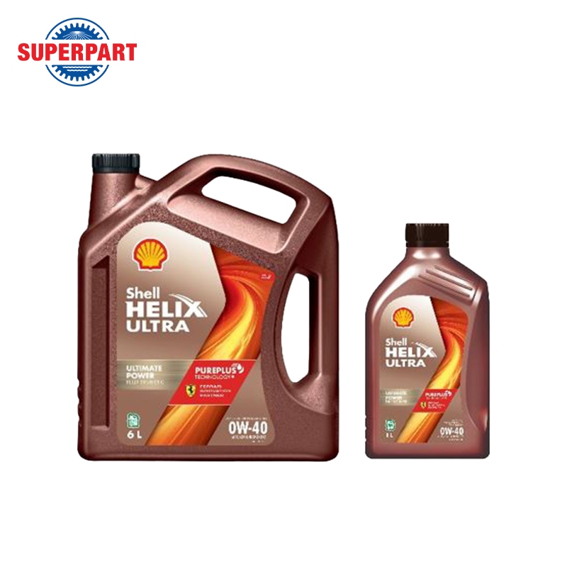 น้ำมันเครื่อง SHELL HELIX DIESEL ULTRA (0W-40) 6L แถม1L(100813599-2 ...