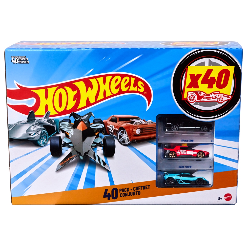 Hot Wheels 40 Car Pack ฮอตวีลส์ ชุด 40 คัน คละแบบ JDW08 (979N) ML