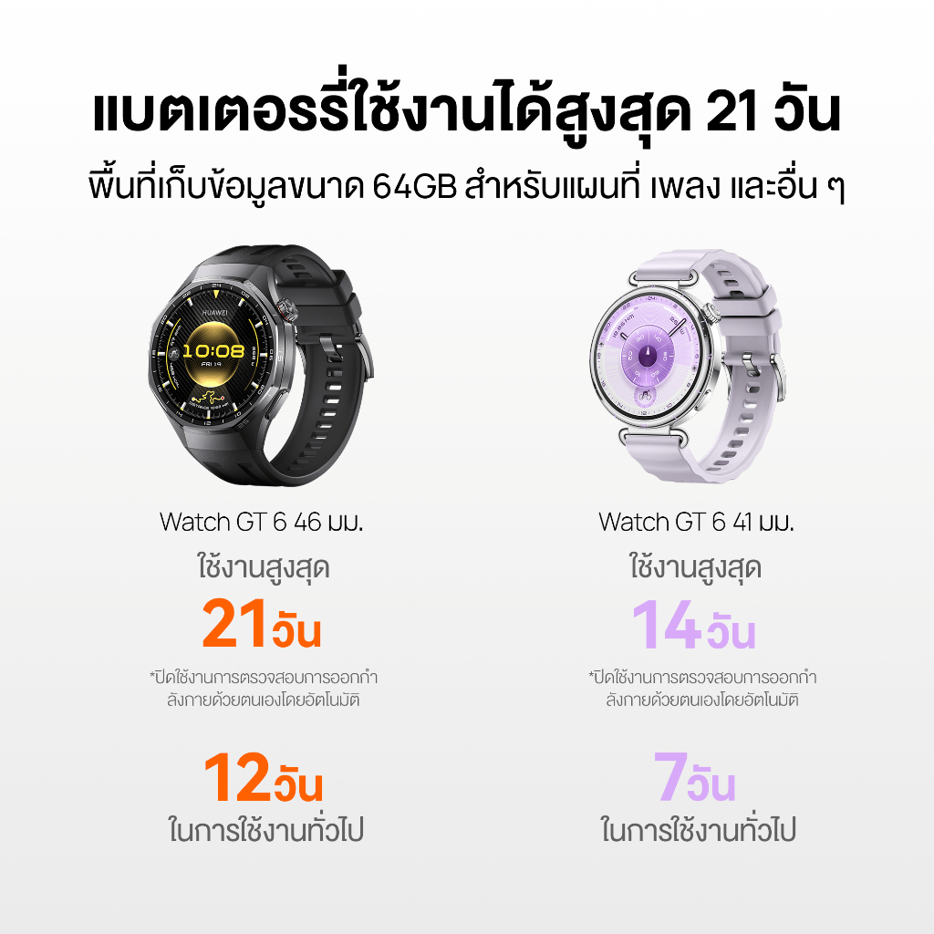HUAWEI WATCH GT 6 Series นาฬิกา smart watch