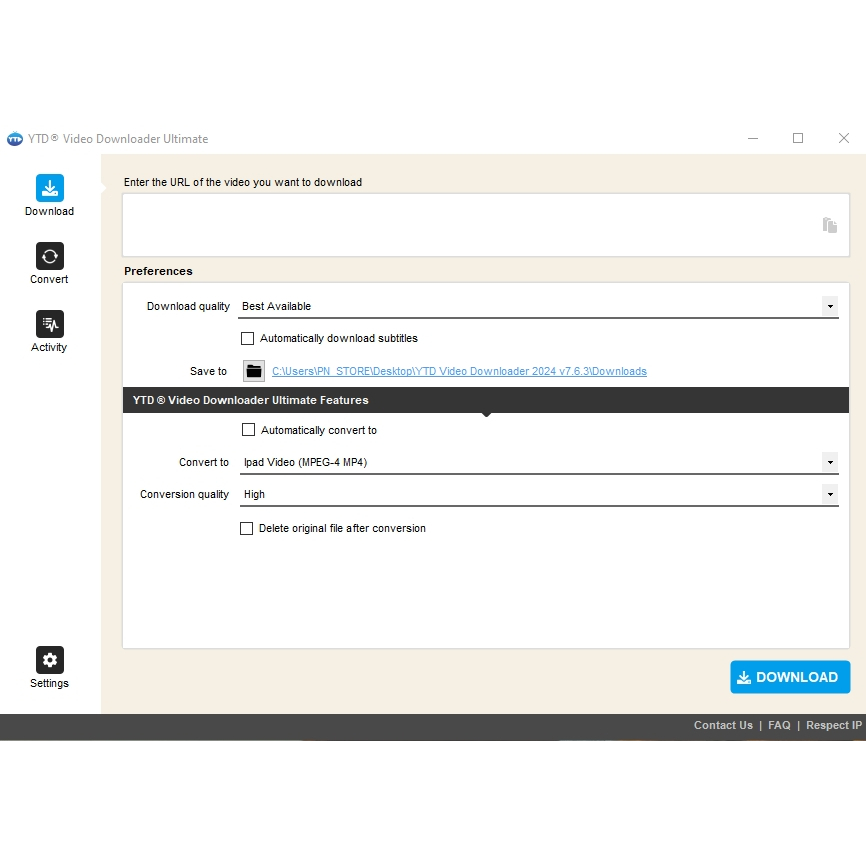 YTD Video Downloader Pro โปรแกรมช่วยดาวน์โหลด Youtube สำหรับ Windows ...