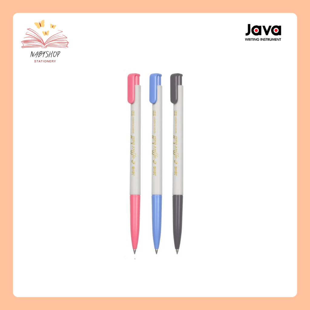 ปากกาลูกลื่น Java E-Office Ball Point Pen ขนาด 0.5 มม. | Shopee Thailand