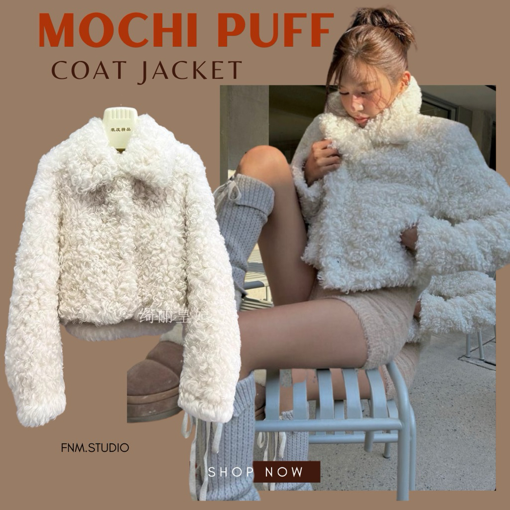 FABLEME - MOCHI PUFF เสื้อแจ็คเก็ตขนนุ่มกันหนาว⭐️ | Shopee Thailand
