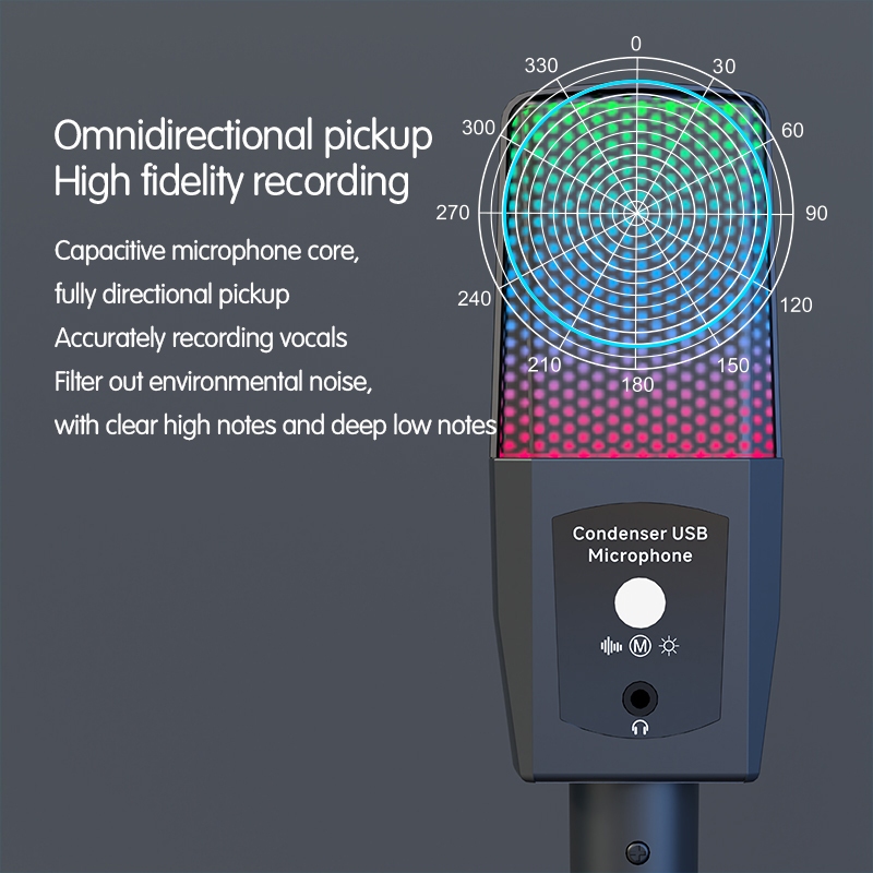 NETPAC Gaming Microphone RGB SoundCard พร้อมตัวเปลี่ยนเสียง ลดเสียงรบ ...