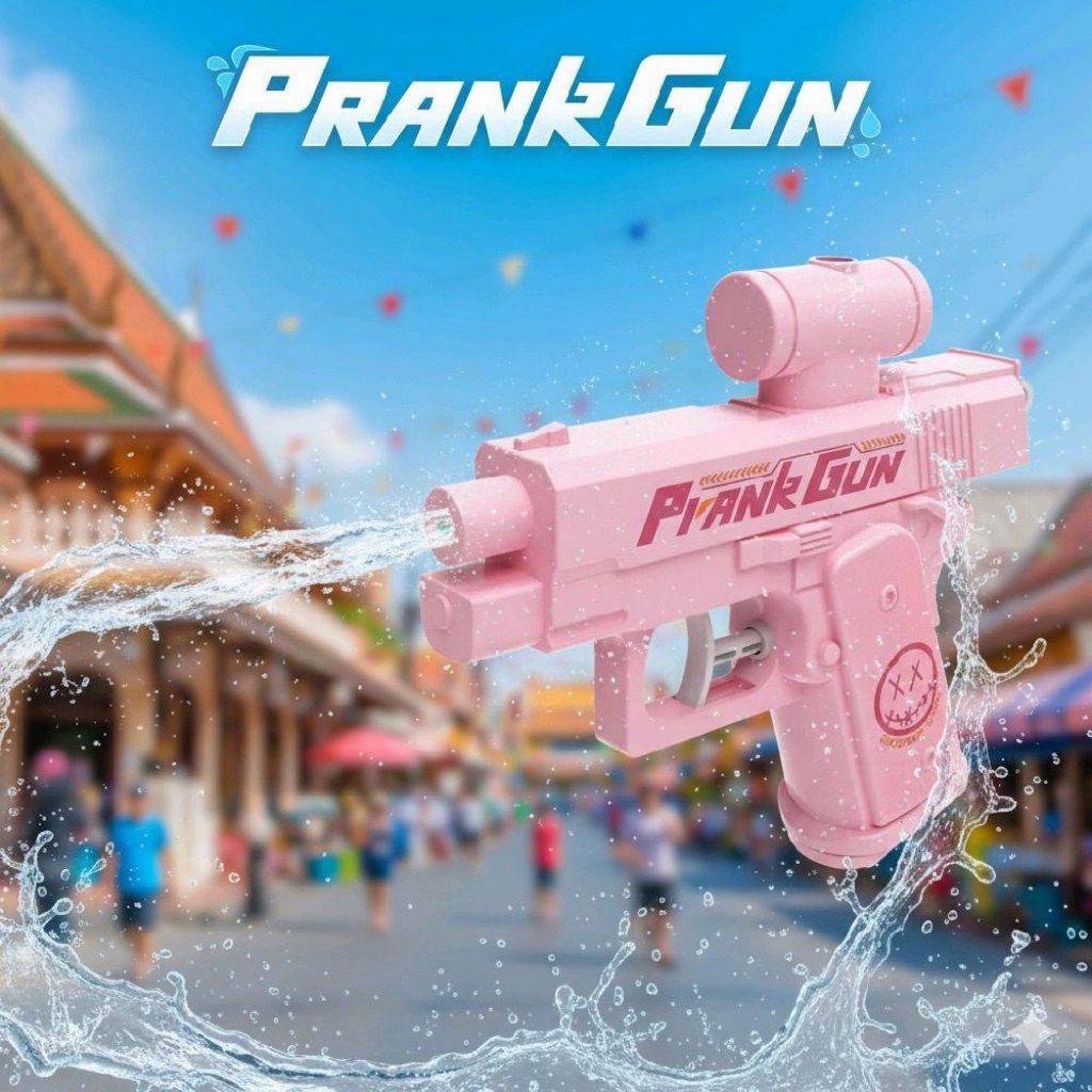 (สินค้าพร้อมส่ง)ปืนฉีดน้ำสองด้านยิงได้ทั้งหน้าหลังPrank Gun | Shopee ...