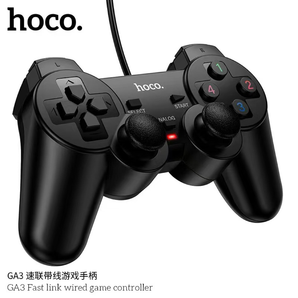 HOCO GA3 จอยเกม D-Input Controller สำหรับ PC รองรับระบบ Windows เล่นเกม ...