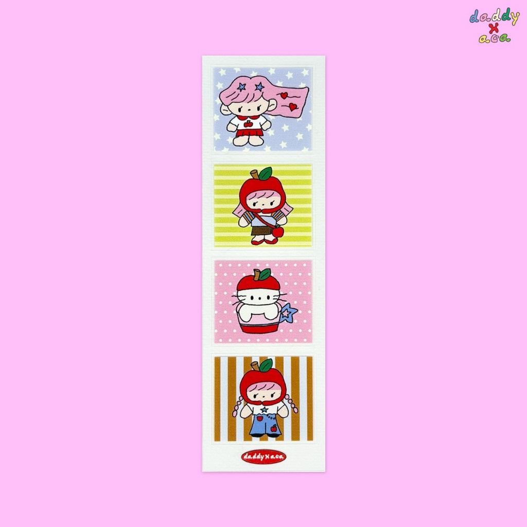 DADDY X ACUTE | A Cute Sticker สติ๊กเกอร์ลาย apple สุดน่ารัก | Shopee ...