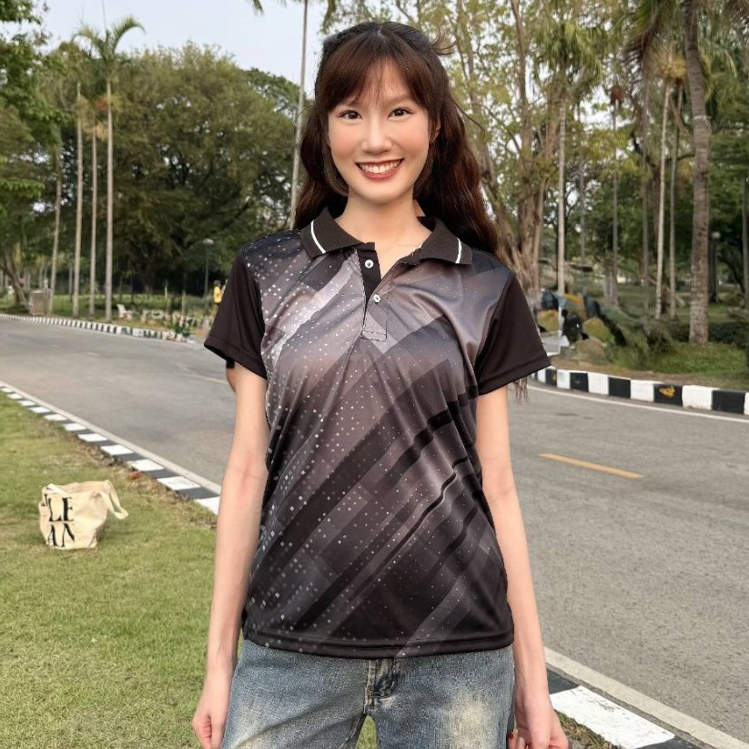 ***ของแท้ส่งไว** เสื้อคอปกหญิง SA303 เสื้อกีฬาหญิง ทรงเข้ารูป แนะนำให้ ...