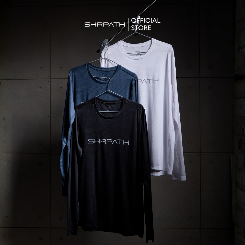 SHRPATH Unisex Light Running Shirt SH1003 - เสื้อแขนยาววิ่งน้ำหนักเบา ...