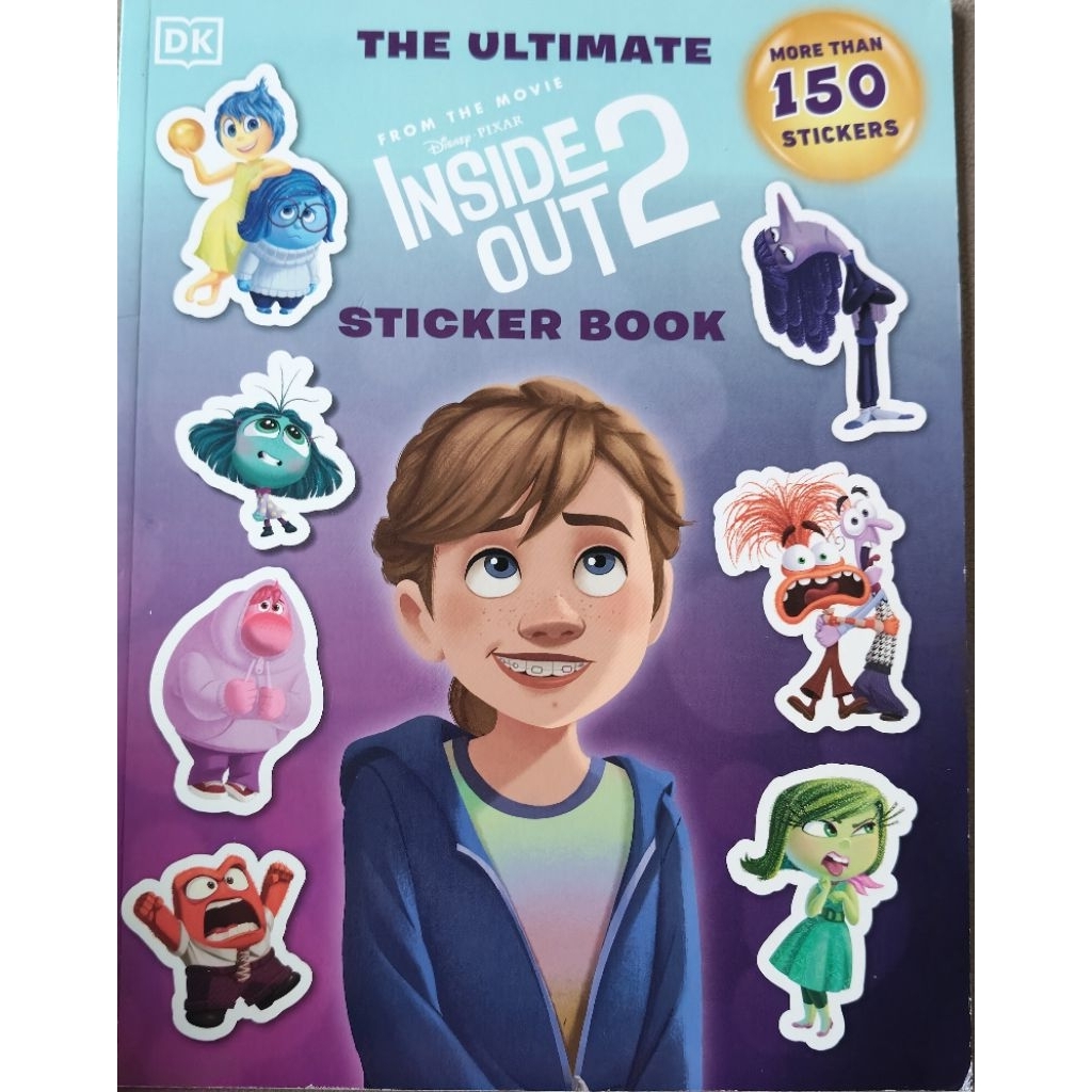 Inside Out 2: The Ultimate Sticker Book DK หนังสือสติ๊กเกอร์ | Shopee ...
