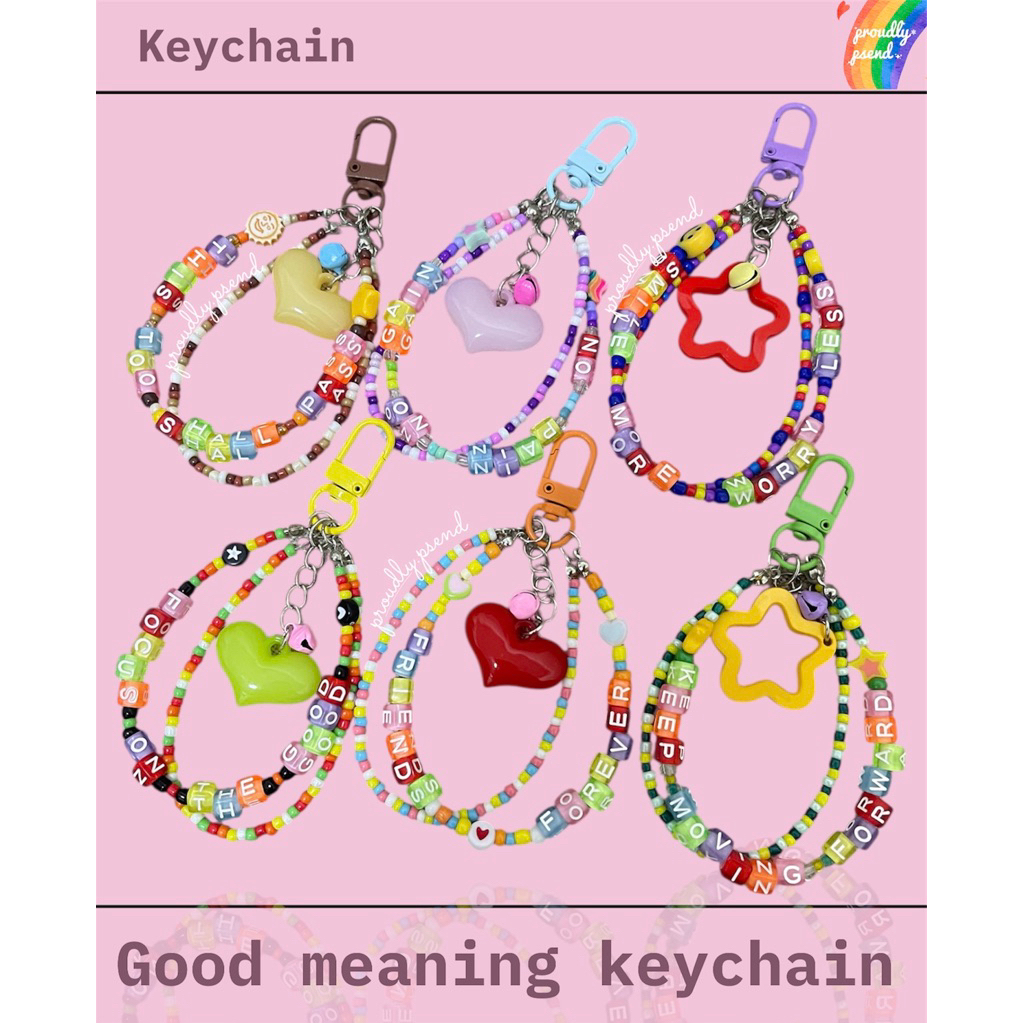 Good meaning Keychain พวงกุญแจความหมายดีๆ | Shopee Thailand