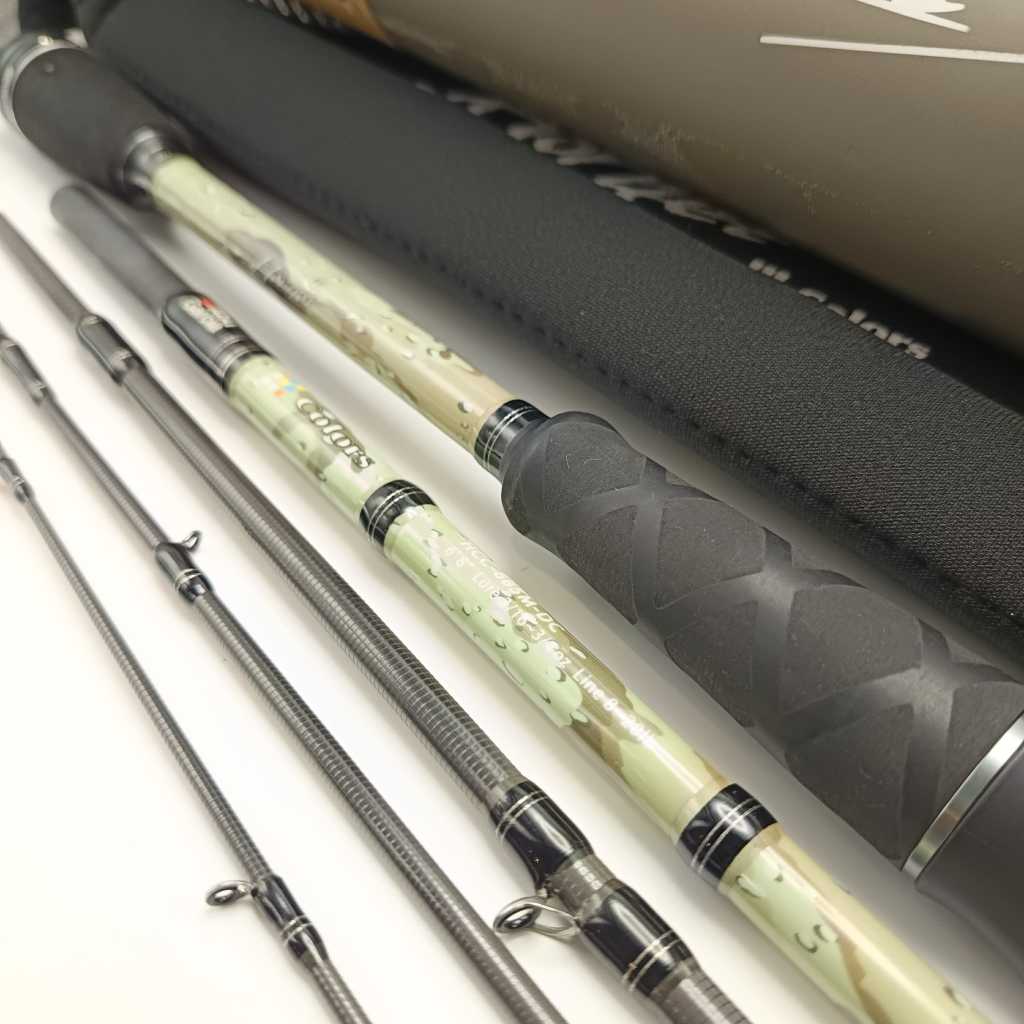 Abu Garcia Hornet Colors HCC-685M / คันเบ็ดสายเดินทาง 5ท่อน พกพา