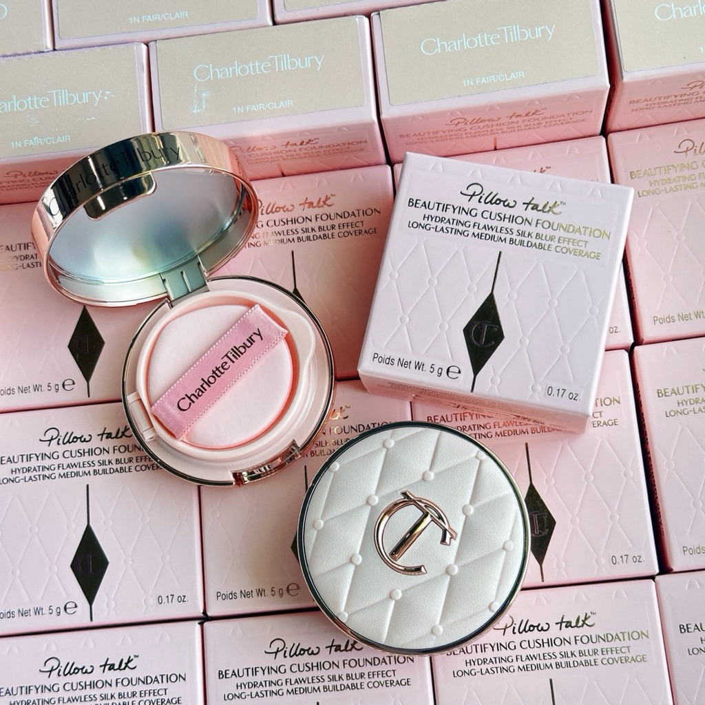 Charlotte Tilbury Pillow Talk Beautifying Cushion Foundation ��Ҵ 5 g |  Shopee Thailand
