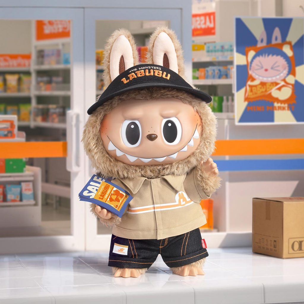 พร้อมส่งจากไทย] พวงกุญแจ Labubu THE MONSTER The Naughty Cashier