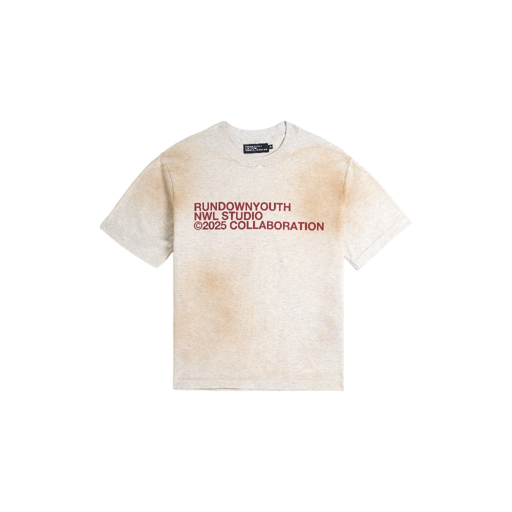 Mud Wash Boxy Tee Gray / เสื้อยืดแขนสั้น