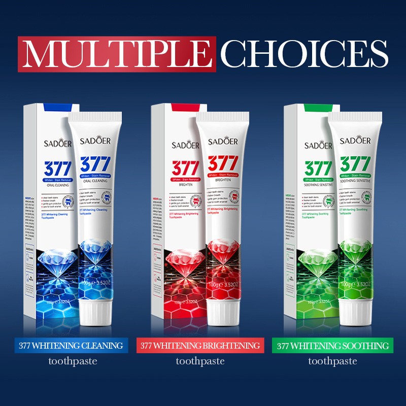 SADOER377 Star Diamond Whitening Toothpaste Deep Cleaning Teeth ยาสีฟัน ...