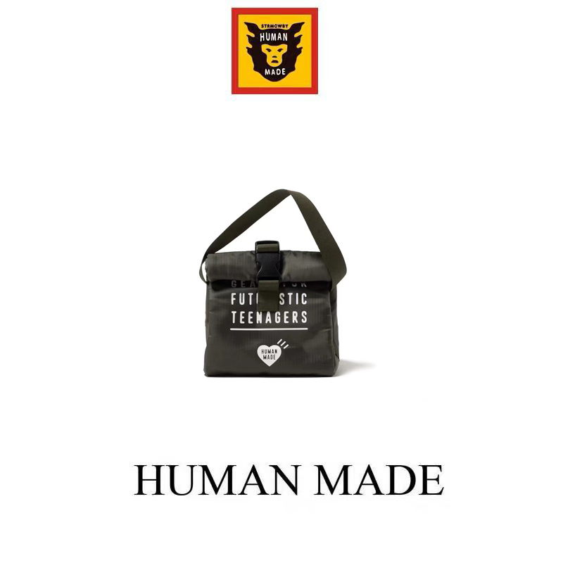 Human Made】🇯🇵 แพ็คอาหารกลางวัน HUMAN MADE OBENTO BAG โรลท็อป