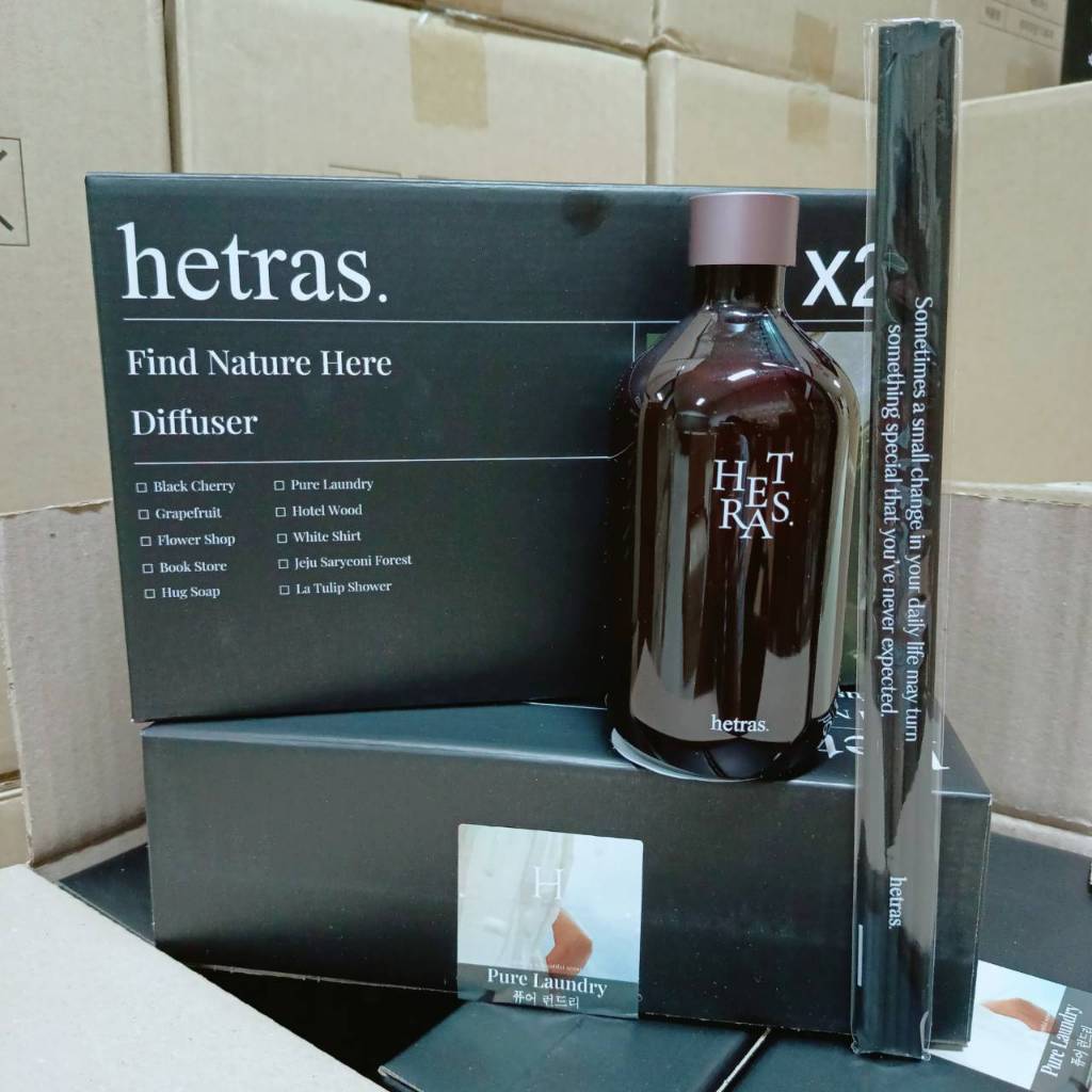 (🌼แท้ / พร้อมส่ง 🌼) Hetras Premium Diffuser ก้านไม้หอมแบมแบม [แบ่งขาย 1 ...