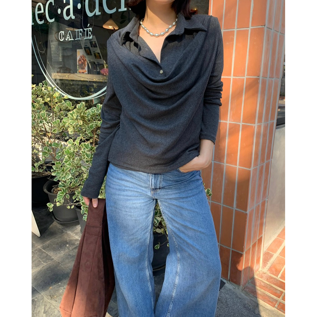 Charlotte Irony | Double layer Polo top