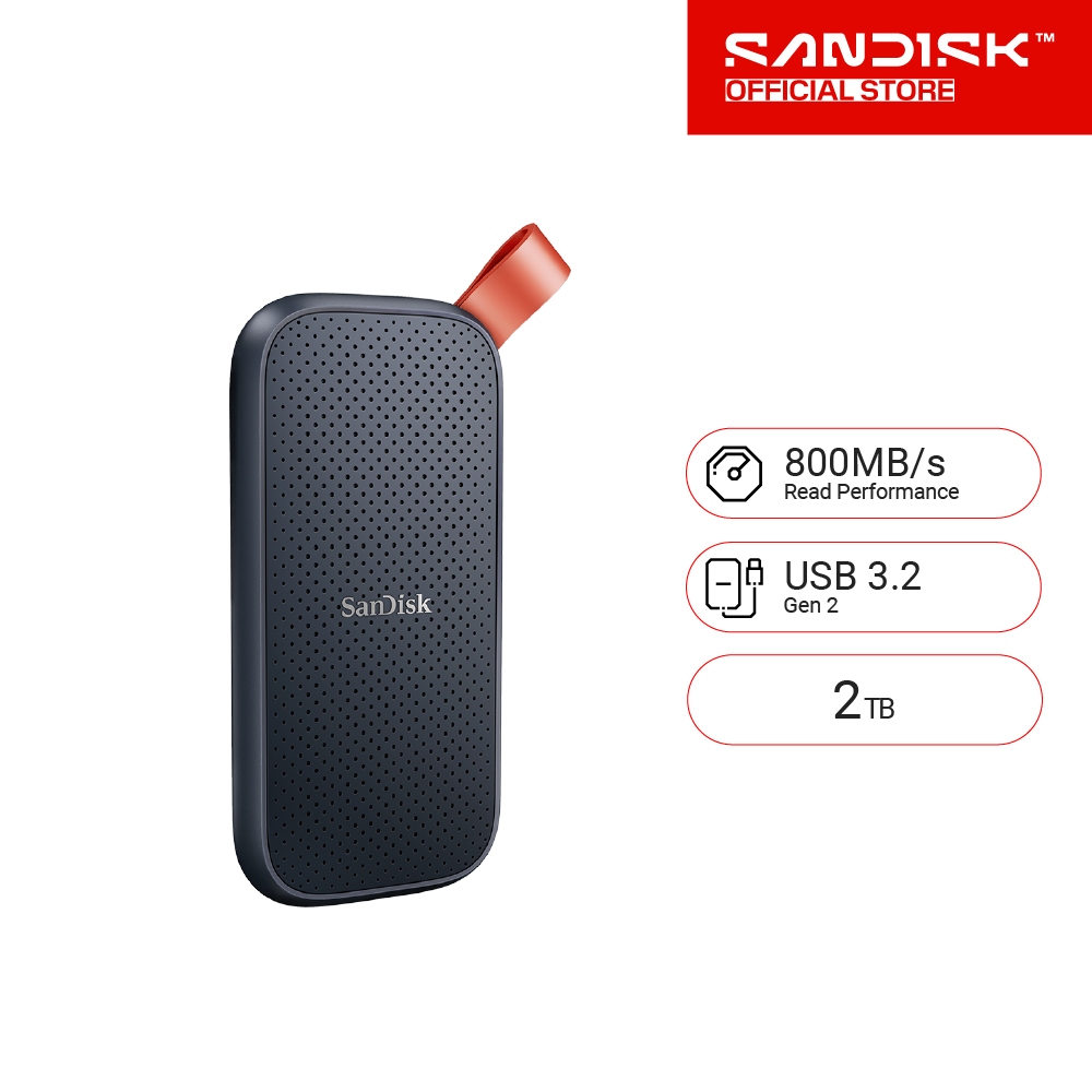 SanDisk Portable SSD 2TB (SDSSDE30-2T00-G26) Read Speed up to