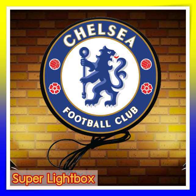 Chelsea เชลซี ป้ายฟุตบอล ป้ายไฟled led lightbox กล่องป้ายไฟ กล่องไฟ ตู้ ...