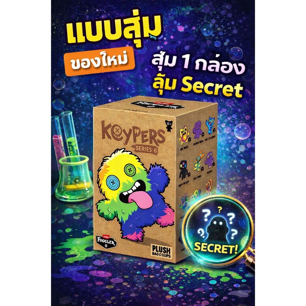 พร้อมส่ง แบบสุ่ม Fuggler V.6 Keypers ของแท้ By Fuggler Monster | Shopee ...