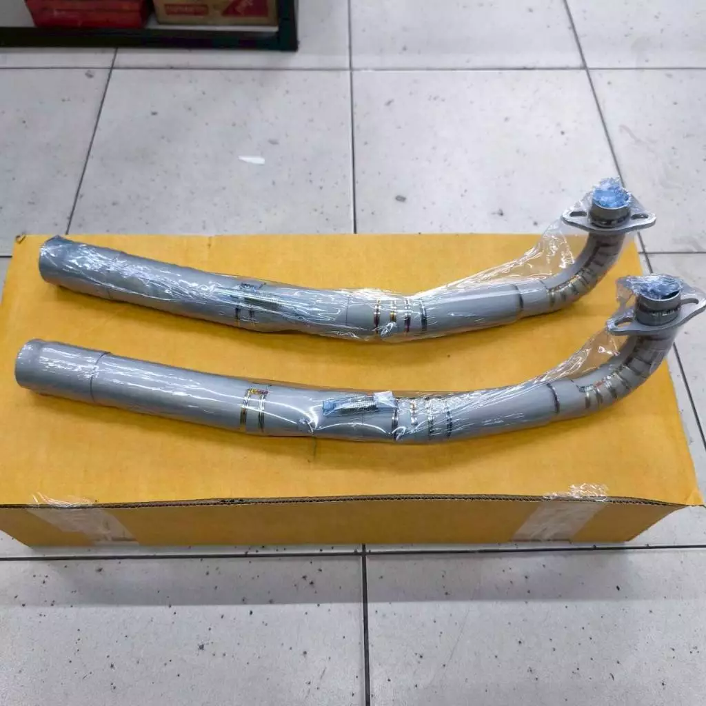คอท่อ เวฟ110i เวฟ125i สแตนเลสแท้ ยิงทรายด้าน พร้อมกรวย คอเลส ตรงรุ่น คอท่อแต่ง คอท่อเลส Wave125 รูปที่ 2
