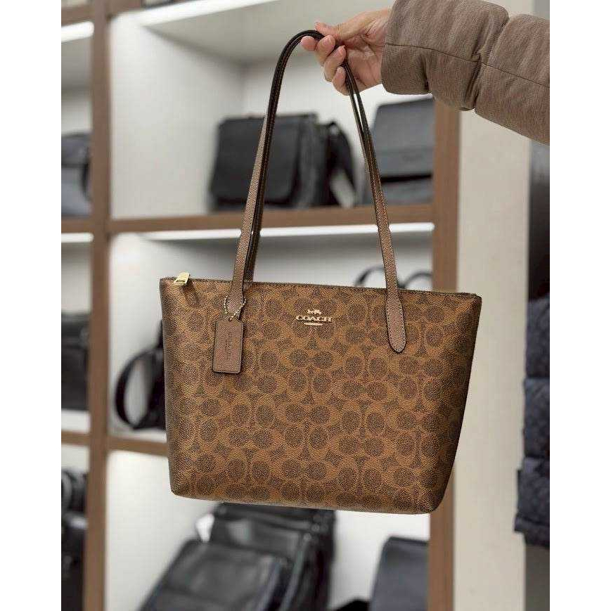 美品 COACH コーチ トートバッグ レザー F10212 本革 レッド 楽天市場 