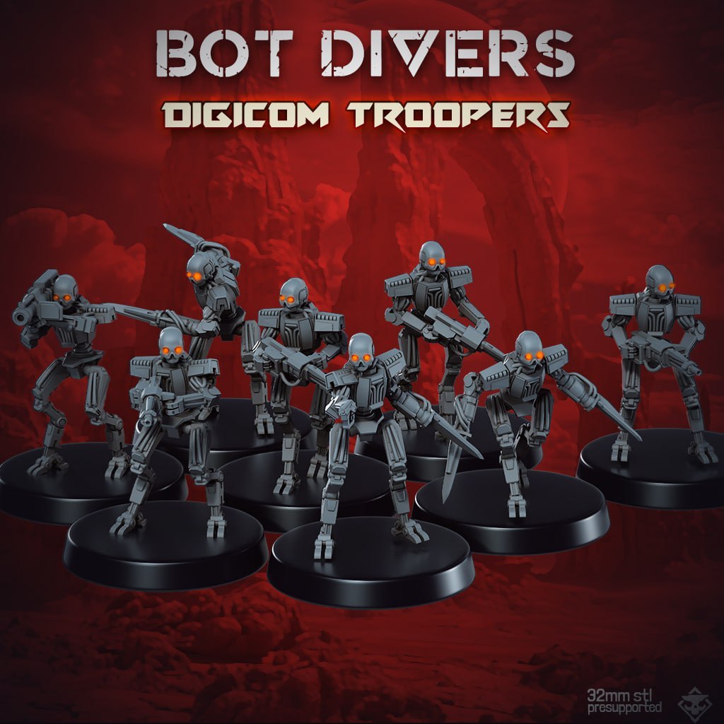 Bot Drivers : Collection : Miniature Resin โมเดลบอร์ดเกม ผลิตตามสั่ง ...