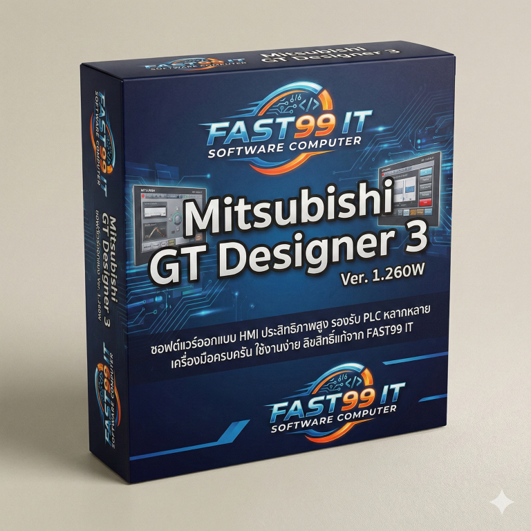 Mitsubishi GT Designer 3 (Ver 1.260W) โปรแกรมเขียนจอ HMI สำหรับ GOT2000 ...