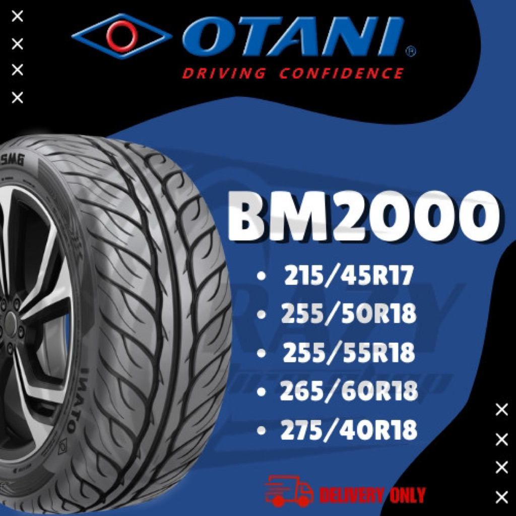 (ส่งฟรี ปี25) 265/60R18 Otani รุ่น BM2000 จำนวน 4 เส้น ยางไทย เทคโนโลยี ...
