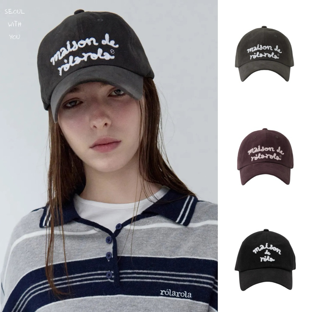 [PREORDER] Rolarola Maison De Rola Embroidery Cap / 3 Colors (ลด 23% ...