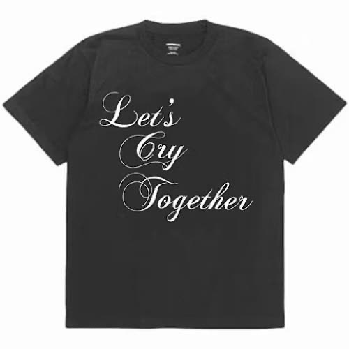 VGH LET CRY TEE - BLACK