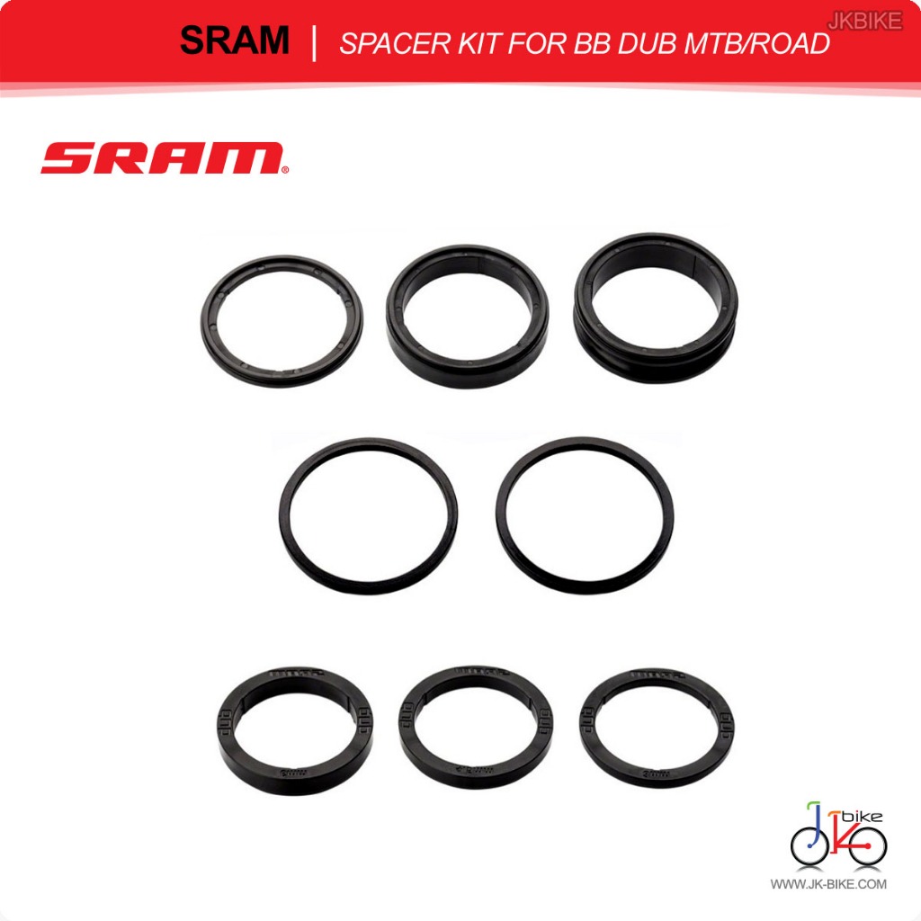 แหวนรองกะโหลกจักรยาน SRAM SPACER KIT FOR DUB MTB/ROAD BOTTOM BRACKETS ...