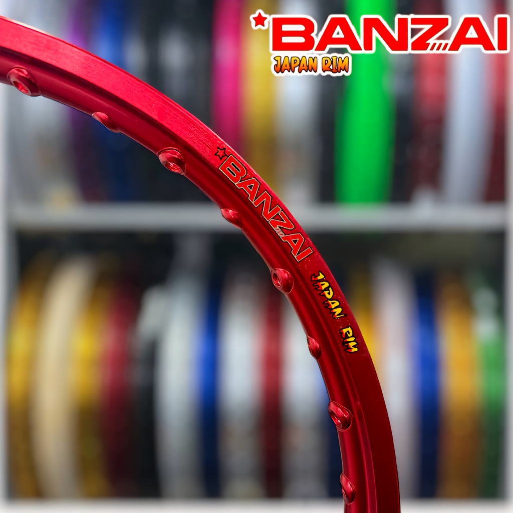 BANZAI ล้อBansai ขอบล้อบันไซ1.4 ขอบ17ขอบเรียบ มีหลายสีให้เลือก BANZAI ...