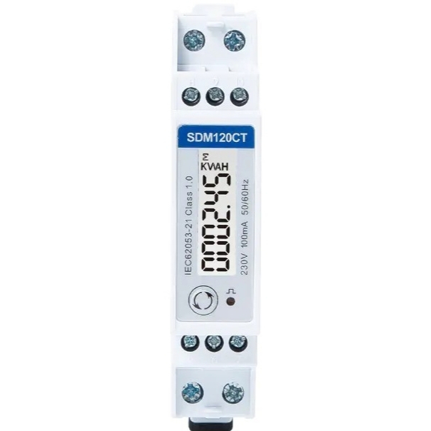 Eastron Energy Meter SDM120CT 1 เฟส สำหรับวัดค่าพลังงานไฟฟ้า RS485 ...