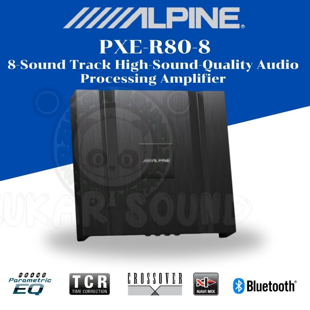 ALPINE PXE-R80-8 (DSP 8 CHANNEL) SOUND PROCESSOR ไดนามิคเสียงดีขึ้น ...