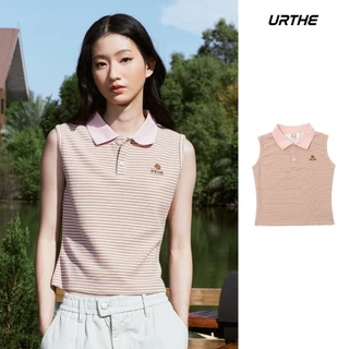 URTHE - เสื้อกล้าม ลายทาง รุ่น SUMMER GARDEN TANK TOP - Col. ROLLOR KLUB BAAN HOUSE