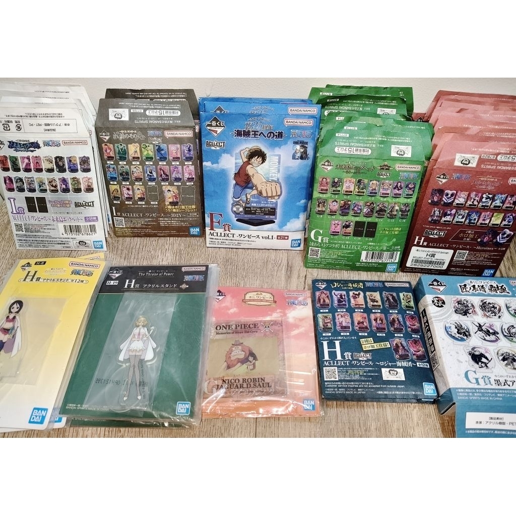 One Piece วันพีช รวม Standy Acrylics งานจับฉลาก Ichibankuji มือ1 หลาย ...