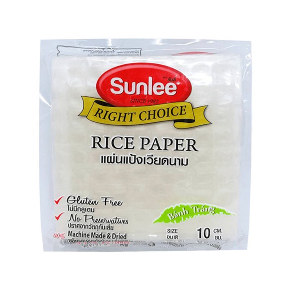 ซันลีแผ่นแป้งเวียดนาม 80กรัม Sunli Vietnamese Flour Sheet 80g. | Shopee ...